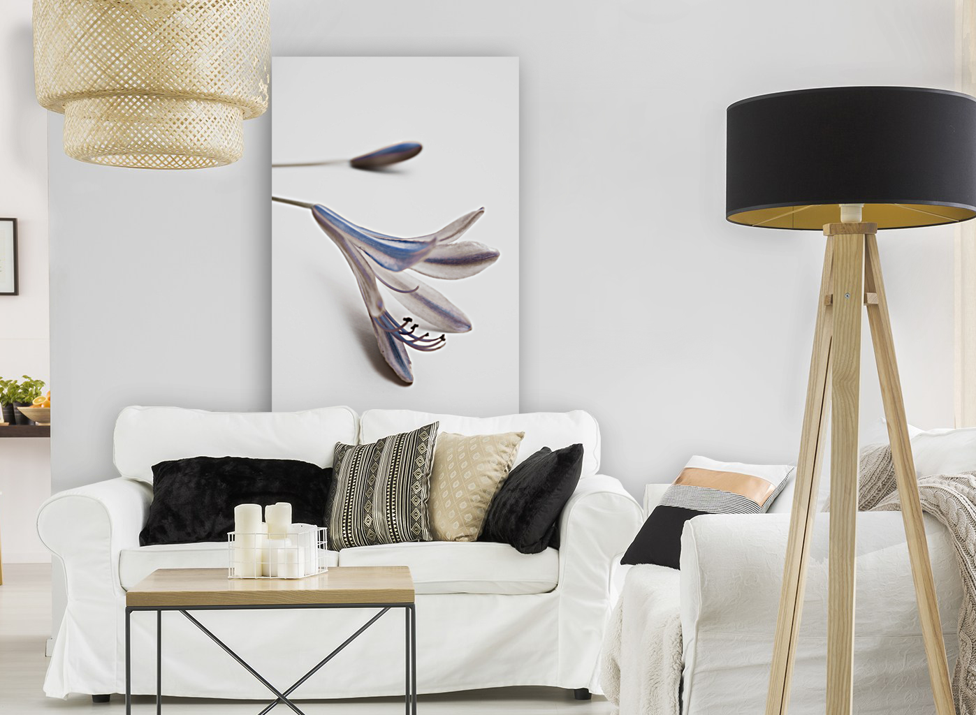 Blue Bell Agapanthus flower  Art