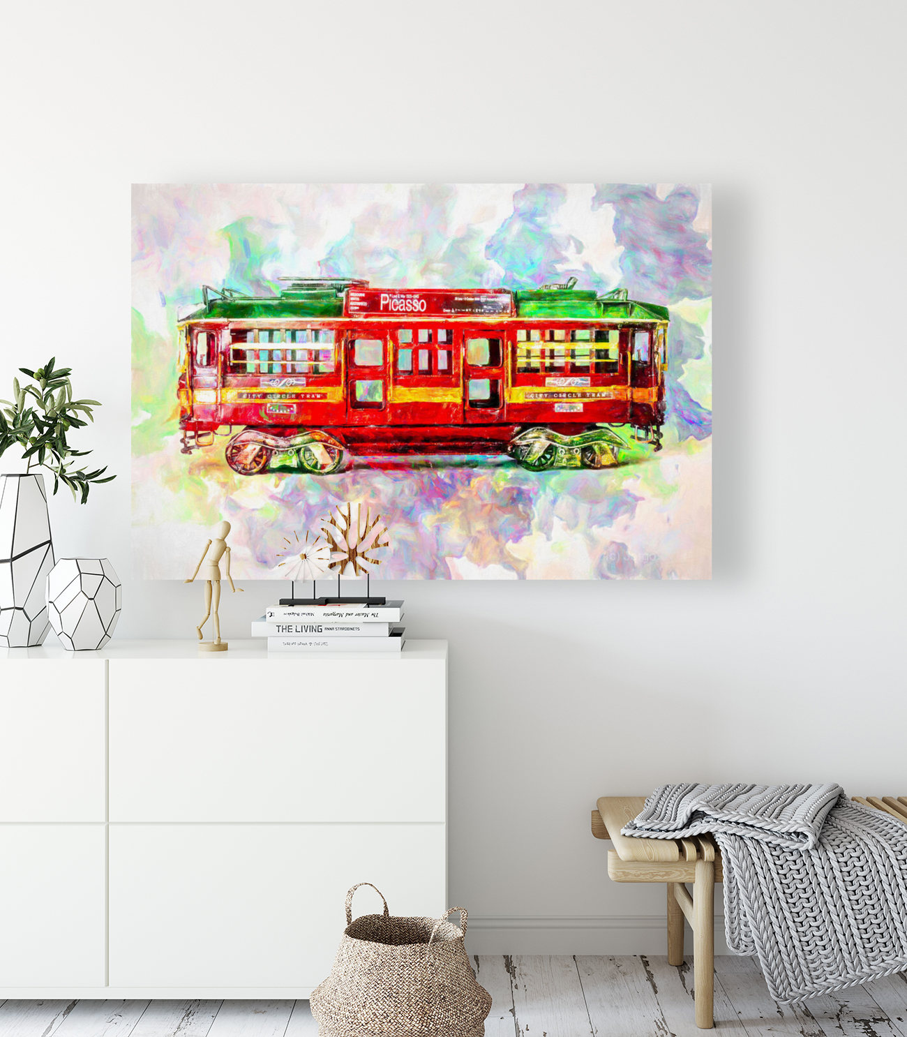 Dabs and circles Art