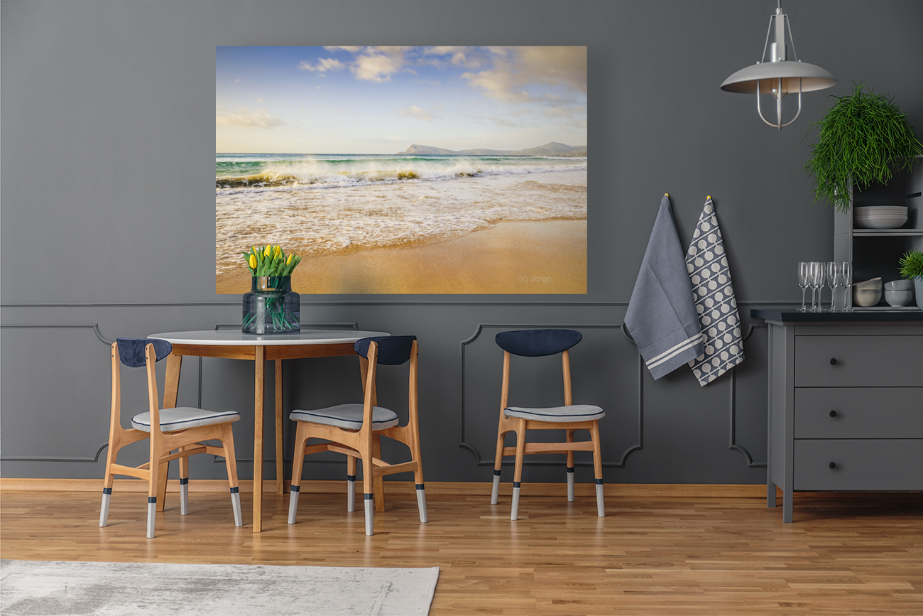 Beautiful summer beach Art