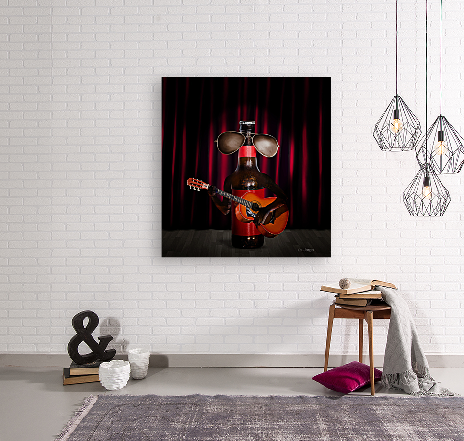 Beer bottle music performer playing opening act Art