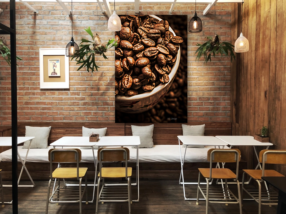 Coffee cup top up Art