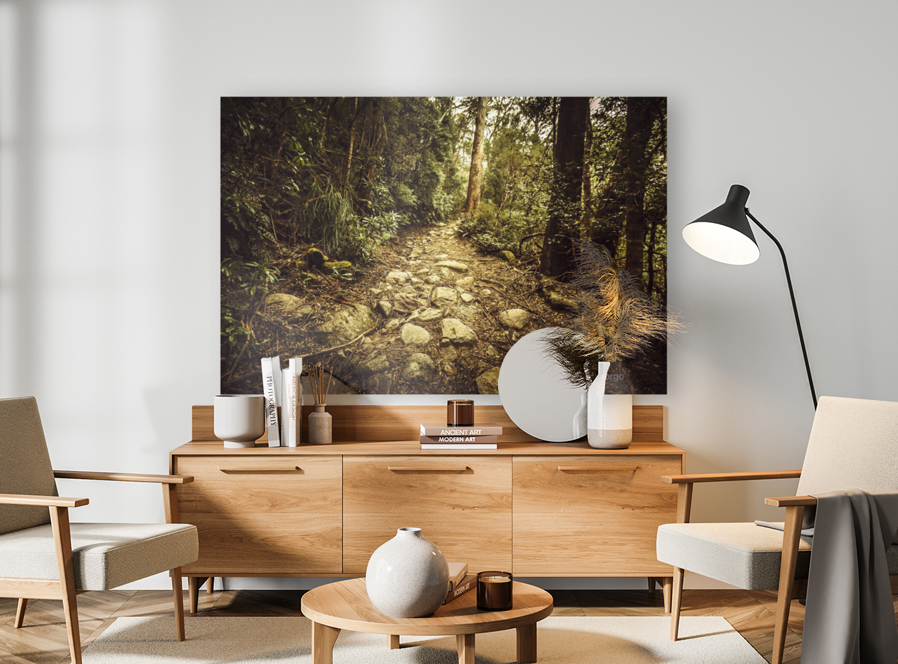 Tasmanian forest path Art