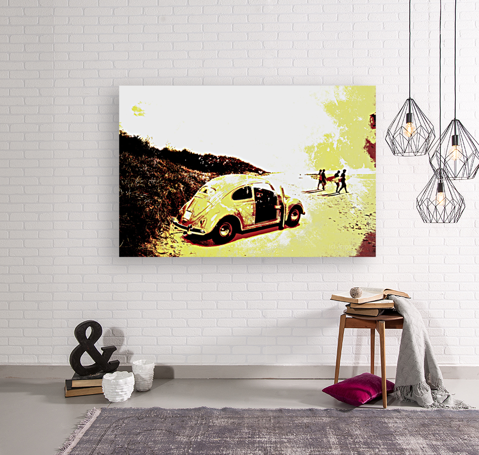 Retro Surfers Illustration Art