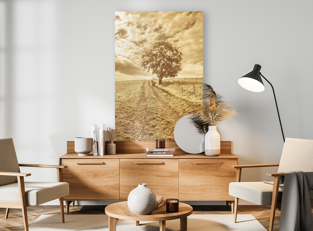 Tasmania farm sunrise Art