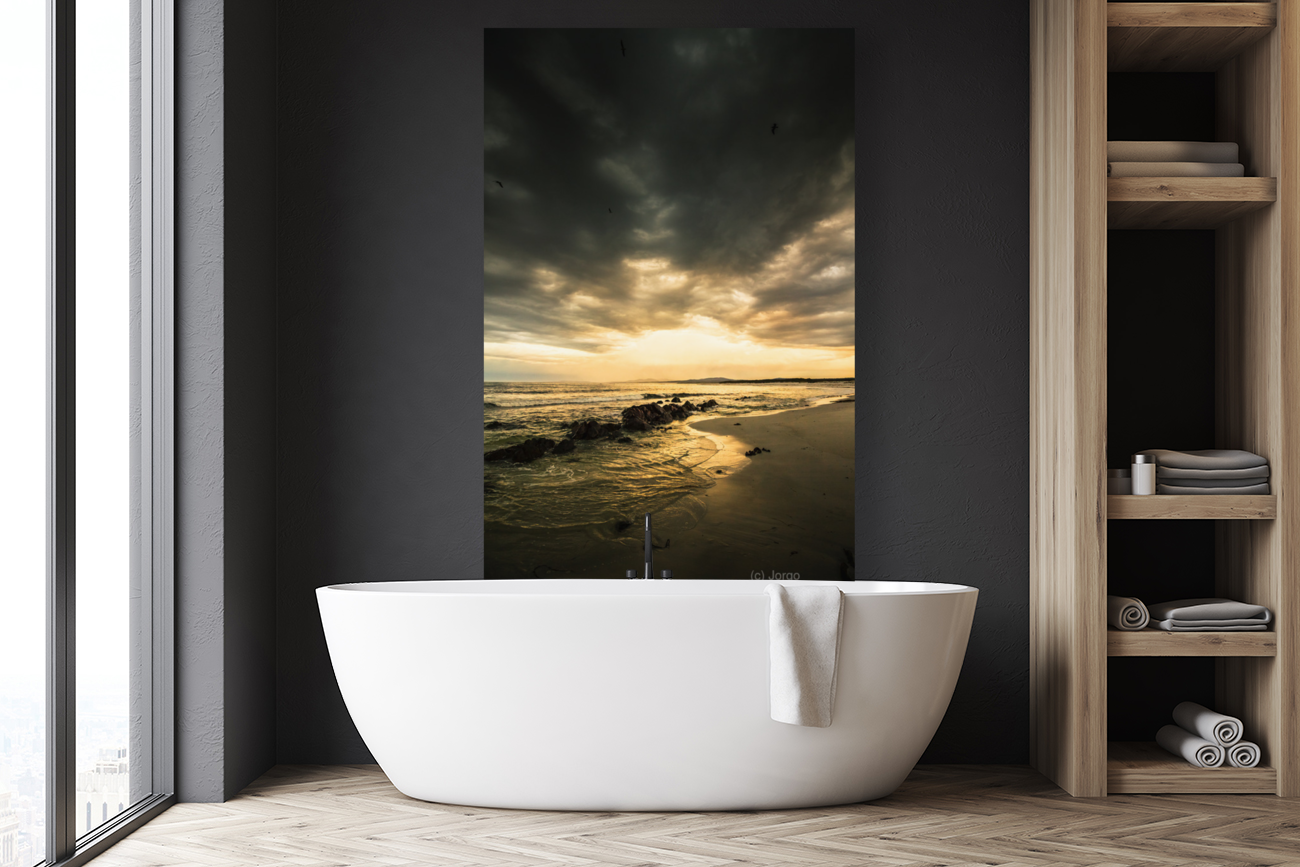 Exotic seaside sunrise Art