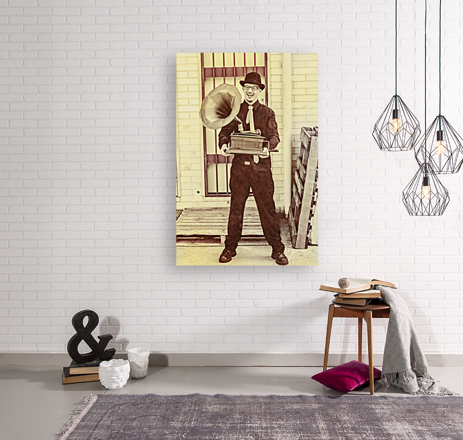 Jazz man in the back alley Art