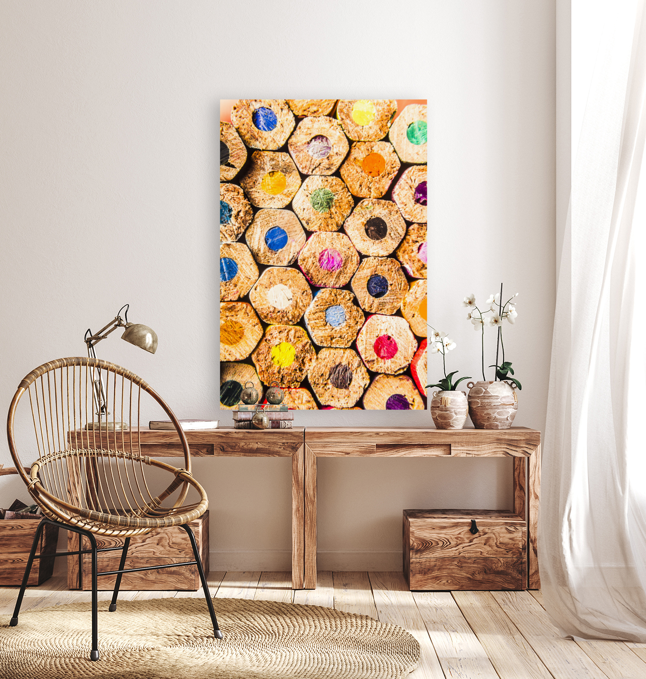 Stacks of colour Art