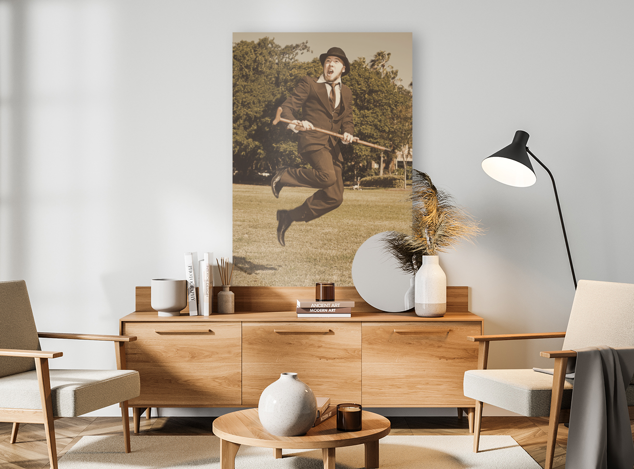 Vintage Happy Dance Art