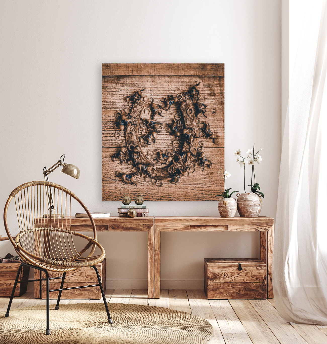 Horseshoe racing Art