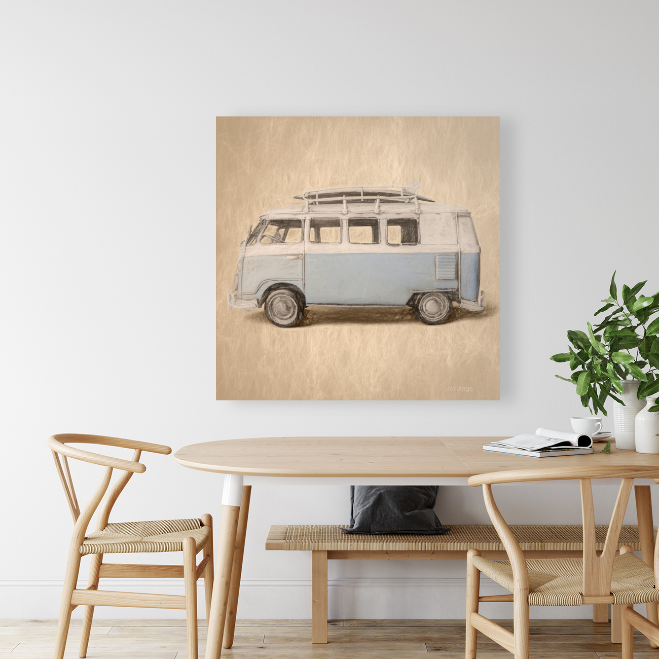 Bygone Beach Bus Art