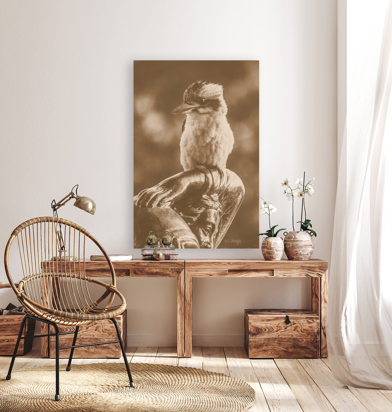 Courtyard Kookaburra Art