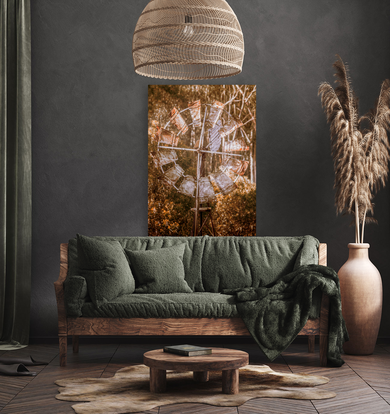 Shades Of Autumns Rust Art